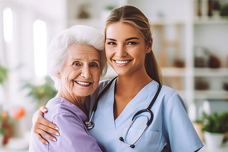 Aged persons taking care